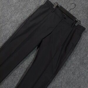 J.Lindeberg‎ Pants Mens 34x30 Black Golf Dress Trousers Polyester Logo Back JL